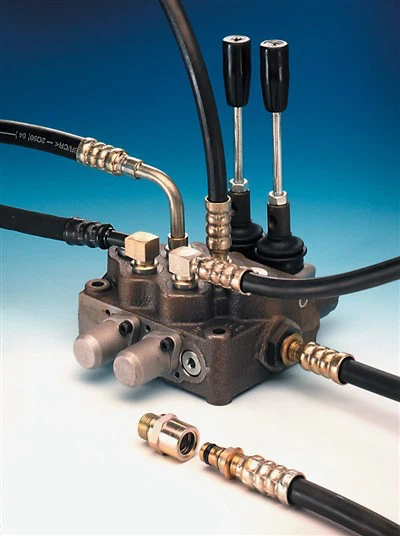 Conjunto de Mangueira Hidráulica Resistente a Óleo